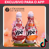 Imagem da oferta Kit 2 Amaciantes Concentrado Ypê L'Occitane au Brésil 1 Litro