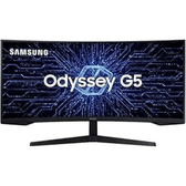 Imagem da oferta Samsung C34G55TWWL Odyssey 34' - Monitor Gamer Curvo WQHD 165Hz 1ms tela ultrawide HDMI Display Port Freesync Premium