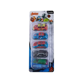 Imagem da oferta Kit Carrinhos Marvel Hero Machine - Candide 5 Peças