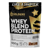 Imagem da oferta Whey Blend Protein Concentrado E Isolado 900g Sabor Chocolate Soldiers Nutrition