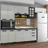 Imagem da oferta Cozinha Completa Indekes Provence com 11 Portas, 2 Gavetas e 4 Prateleiras