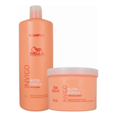 Imagem da oferta Kit Wella Invigo Nutri-Enrich Shampoo 1000ml + Máscara 500ml