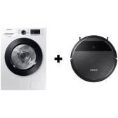 Imagem da oferta Kit Lava E Seca Samsung WD11M Ecobubble 11KG 110V + Robô 2 em 1 Aspirador Passa Pano Samsung Bivolt - VR5000RM