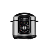 Imagem da oferta Panela de Pressão Elétrica 5L PE-48-5L-I Mondial PretoInox 900W 220V
