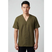 Imagem da oferta Camisa Masculina Colcci Gola V Verde