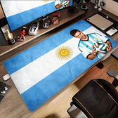 Imagem da oferta Mouse Pad HYBXAXC com Bandeira da Argentina Antiderrapante de Borracha Tapete de Mesa para Jogos para Escritório La