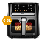 Imagem da oferta Air Fryer Philco 6,5L Visor Glass e Redstone 1700W - 220v