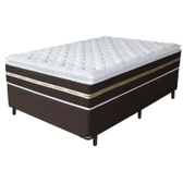 Imagem da oferta Cama Box Casal (Box + Colchão) Umaflex Mola - 75cm de Altura Prada