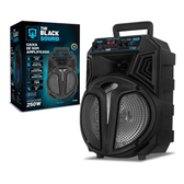 Imagem da oferta Caixa De Som Amplificada Bluetooth Rádio Fm 250w Rms Tws Led Rgb Portatil Sem Fio Usb Tcs300 Cor Preto The Black Tools