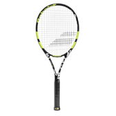 Imagem da oferta Raquete de Tênis Babolat Evoke 102 PretaBrancaAmarela - Encordoada