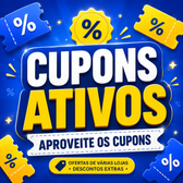 Imagem da oferta LISTA DE CUPONS ATIVOS! Descontos para Amazon Mercado Livre Shopee e Muito mais!