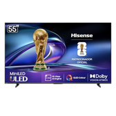 Imagem da oferta Hisense Smart TV 4K 55" Polegadas 55U6QV Mini LED