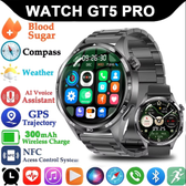 Imagem da oferta 2026 GT5 Pro GPS NFC Relógio Inteligente Masculino HD Tela AMOLED Freqüência Cardíaca