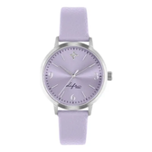 Imagem da oferta Relógio Life Realizações Feminino Couro Lilas Lilás