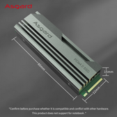 Imagem da oferta SSD Asgard AN4 M.2 2280 NVME GEN4X4 PCle 4.0 1TB - Leitura 7500Mbs Gravação 5500Mbs