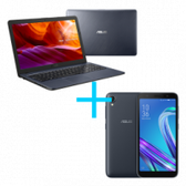 Imagem da oferta Notebook Asus X543MA-GO820T Cinza Escuro + Smartphone Asus Zenfone Live L2 OctaCore 435 Preto