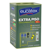 Imagem da oferta Tinta Eucatex Extra Piso Premium 18 Acabamento Fosco Cor Cinza Escuro | Lata 18 Litros