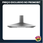 Imagem da oferta Coifa de Parede  90cm Inox Piramidal 5 e 6 Bocas com Duplo Filtro - CA090BR