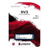 Imagem da oferta SSD Kingston NV3 1TB M.2 NVMe 2280 PCIe 4.0 Leitura 6000MBs e Gravação 4000MBs SNV3S/1000G