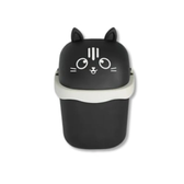 Imagem da oferta Mini Lixeira de Mesa Gatinho com Tampa Basculante – Compacta, Decorativa e Ideal para Escritório, Quarto ou Penteadeira