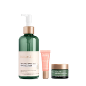 Imagem da oferta Kit Fresh Start: Gel de Limpeza 200ml + Ômega Creme Reparador 15ml + Hidratante Labial Vegano 5ml - Biossance