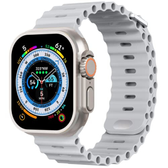 Imagem da oferta Pulseira para Apple Watch Ultra Foufousun Ocean, unissex, 49 mm45 mm44 mm42 mm41 mm40 mm38 mm, pulseira de silicone macio esportiva para Apple Watch U