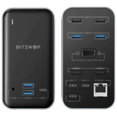 Imagem da oferta Docking Station Blitzwolf BW-TH14-VGA 15-em-1 USB-C