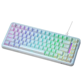 Imagem da oferta Teclado Magnético Gamer Attack Shark X82 HE, 75%, Rapid Trigger, 8000Hz, 0.01ms, White Contour Line, Branco e Cinza AS-X82HE-WCL