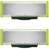 Imagem da oferta Lâminas de Reposição Originais Philips OneBlade QP220/51 Aço Inoxidável Para Raspar Aparar e Contornar - Pacote com 2. Compatível com o barbeador elet