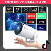 Imagem da oferta Projetor Magcubic HY300 Original Portátil Smart Android 11 4K Ultra HD HDMI Wifi Blueto...