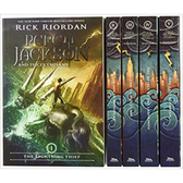 Imagem da oferta Box Livros Percy Jackson and the Olympians 5 Book Paperback Boxed Set (New Covers W/Poster)
