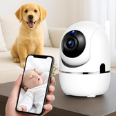 Imagem da oferta Câmera Baba Eletronica Wi-Fi de Monitoramento e Segurança com áudio bidirecional, visão noturna e detecção de movimento — solução em vigilâ