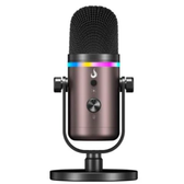 Imagem da oferta Microfone Gamer De Mesa Rise Mode Elite 10 RGB USB-C Preto e Ocre - RM-ME-010-BOC