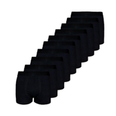 Imagem da oferta Kit 10 Cuecas Boxer Box Cotton Algodão Lisa Básica Casual Confortável