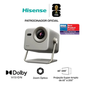 Imagem da oferta Hisense Projetor Laser RGB 4K M2 Pro 200" polegadas 1300 Lumens Zoom Óptico DTS virtual: X