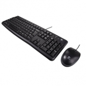 Imagem da oferta Teclado e Mouse Logitech MK120 Resistente a Água 1000DPI ABNT 2 Preto