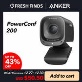 Imagem da oferta Webcam Anker Powerconf C200 2K USB A3369