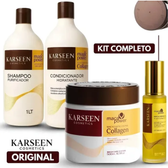 Imagem da oferta Kit Karseen Collagen Máscara + Shampoo + Condicionador +óleo