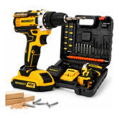 Imagem da oferta Parafusadeira Furadeira Sem Fio 48 2 Baterias 340w Cbrocas