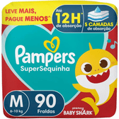 Imagem da oferta Fralda Pampers Supersec M - 90 fraldas
