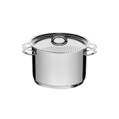 Imagem da oferta Espagueteira Tramontina Solar Aço Inox Fundo Triplo 24 cm 7,7 Litros
