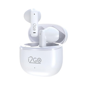 Imagem da oferta I2GO Fone De Ouvido TWS Bluetooth Até 16 Horas de Bateria Air Sound 200 Branco