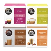 Imagem da oferta Kit Dolce Gusto Queridinhos - 40 cápsulas - Espresso, Canela, Au Lait e Cappuccino