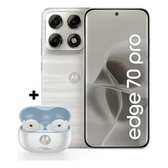 Imagem da oferta Kit Smartphone Motorola Edge 70 Pro 5g 256gb Branco + Moto Buds 2 Plus Bose Branco