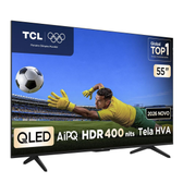 Imagem da oferta Smart TV TCL 55 Polegadas 55P7L QLED 4K P7L WiFi Bluetooth Google TV HDR10 120 Hz VRR AIPQ