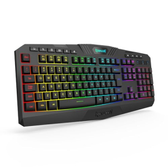 Imagem da oferta TECLADO MEMBRANA GAMER REDRAGON HARPE WIRELESS PRETO
