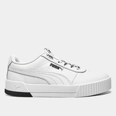 Imagem da oferta Tênis Puma Carina Logomania Feminino Branco Preto