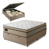 Imagem da oferta Cama Box Baú Colchão Casal Gazin Inglaterra Molas Ensacadas.