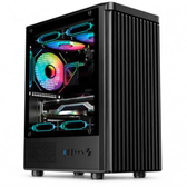 Imagem da oferta Gabinete Gamer GB1727 Mid Tower Micro-ATX com 3 Fans RGB | Vidro Temperado Lateral, Painel USB 3.0, 295 x 190 x 405 mm, 4 Slots PCI-E, GPU até 290 mm