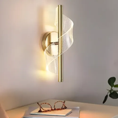 Imagem da oferta Iluminação Arandela Espiral De Led 3 Cores Moderna Arandela